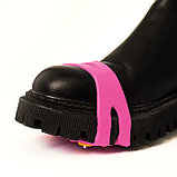 Ледоступы на носок, 5 шипов, универсальные, розовые, фото 3