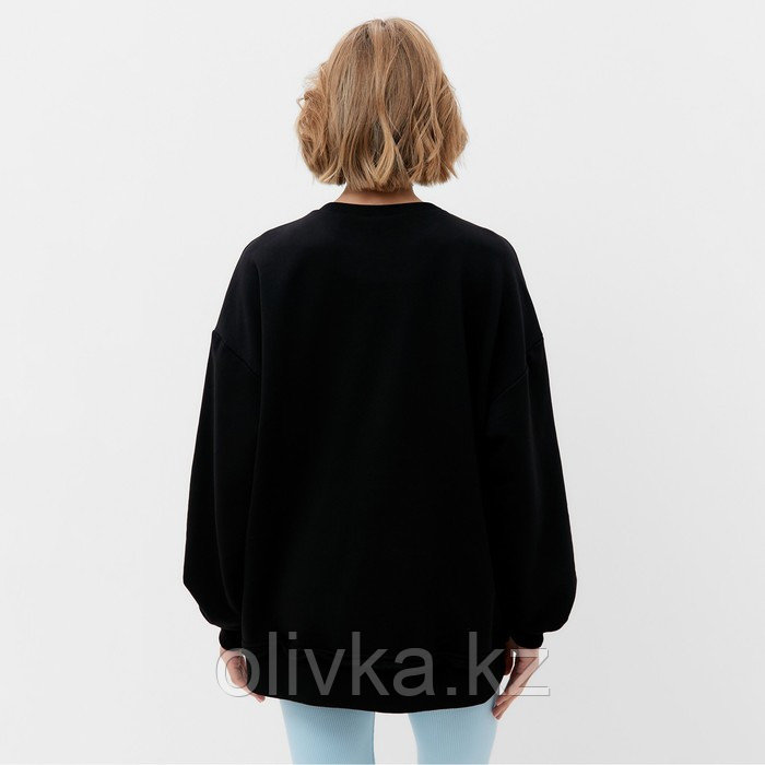 Джемпер (свитшот) женский MINAKU: Casual Collection цвет черный, р-р 42 - фото 4 - id-p113237532