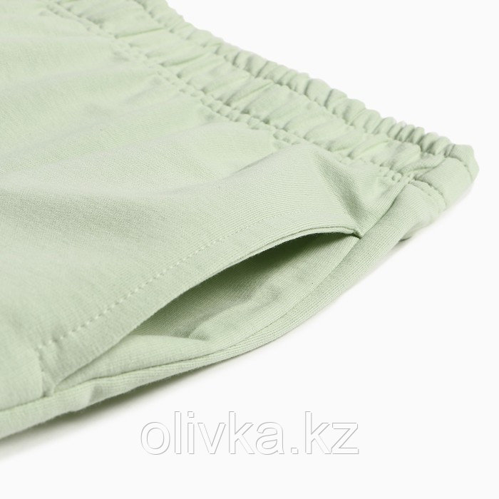 Костюм женский (толстовка, брюки), цвет нежно-зелёный, размер 44 - фото 10 - id-p113237541