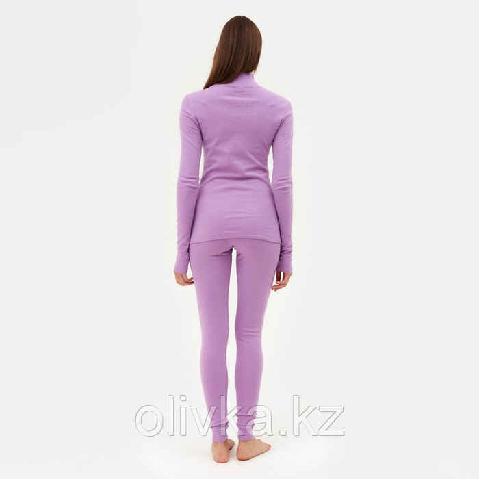 Термобельё женское (лонгслив, лосины) MINAKU цвет фиолетовый, размер 44 - фото 4 - id-p113235416
