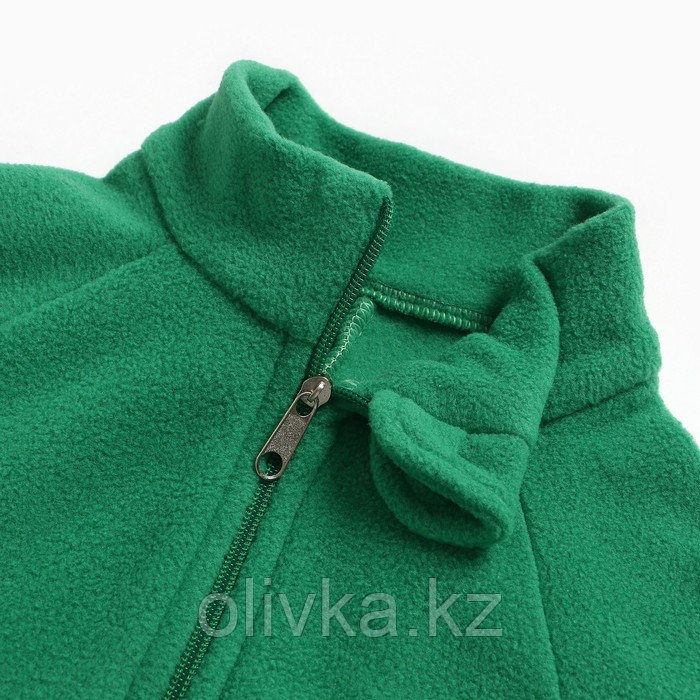 Комбинезон для мальчика флисовый, цвет зелёный, рост 98-104 см - фото 3 - id-p113237560