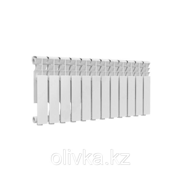 Радиатор алюминиевый Ogint Delta Plus RAL 9016, 1236 Вт, 350 х 78 мм, 12 секций, белый - фото 1 - id-p113232962