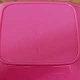 Контейнер пластиковый пищевой «Уют», 14×14×9 см с крышкой, приборами и вкладышем, цвет МИКС, фото 4