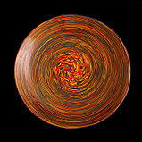 Блюдо интерьерное "Milan Glass", оранжевая, 48 × 48 см, фото 3
