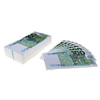 Кәдесый майлықтары "100 евро", 2 қабатты, 25 парақ, 33х33 см