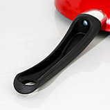 Сковорода Blaze, d=24 см, пластиковая ручка, антипригарное покрытие, стеклянная крышка, цвет МИКС, фото 5