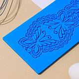 Силиконовый коврик для айсинга Доляна «Бабочки», 40×10×0,5 см, цвет МИКС, фото 6
