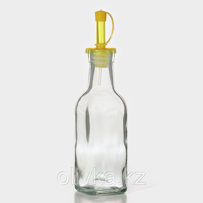 Бутыль стеклянная для масла и уксуса Доляна «Классик», 200 мл, h=20 см, цвет МИКС - фото 1 - id-p113244207