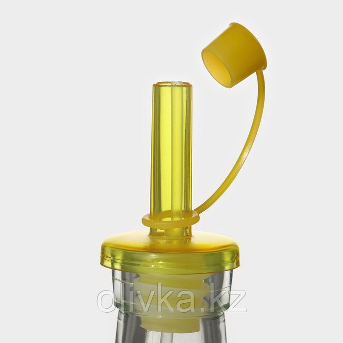 Бутыль стеклянная для масла и уксуса Доляна «Классик», 200 мл, h=20 см, цвет МИКС - фото 2 - id-p113244207