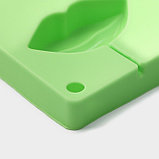 Форма силиконовая для леденцов Доляна «Поцелуй», 18,5×16 см, 10 ячеек (6×3см), с палочками, цвет МИКС, фото 4