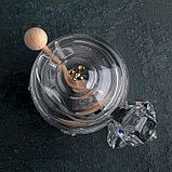 Ёмкость хрустальная для мёда «Мишка с ульем», 250 мл, h=15 см, фото 2