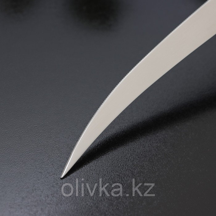 Нож кухонный Доляна «Страйп», зубчатое лезвие 11,5 см - фото 4 - id-p113245226