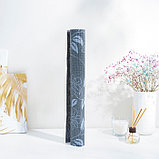 Коврик противоскользящий Доляна «Вьющиеся цветы», 45×100 см, цвет серый, фото 9