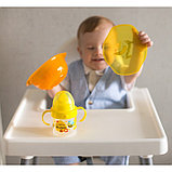 Поильник детский с твёрдым носиком «Сладкая жизнь», с ручками, 150 мл, цвет желтый, фото 8