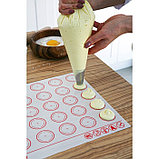 Силиконовый коврик для макаронс армированный Доляна, 27,5×27,5 см, фото 4