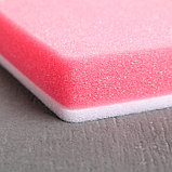 Набор матов для моделирования и сушки цветов из мастики, 9,5×9,5×1,5 см, 2 шт, цвет белый, розовый, фото 4