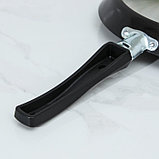 Сковорода блинная PROMO, d=22 см, пластиковая ручка, антипригарное покрытие, цвет чёрный, фото 5