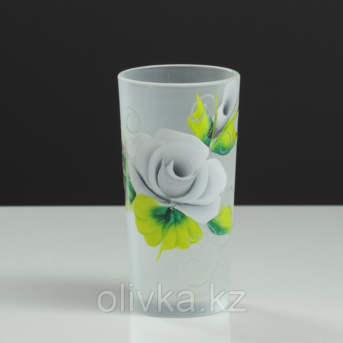 Набор для сока с подносом "Розы" художественная роспись, 6 стаканов 1250/200 мл, микс - фото 6 - id-p113256135