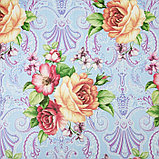 Скатерть на нетканой основе многоразовая с бейкой «Цветы», 130×160 (+/-6) см, цвет микс, фото 3