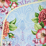 Скатерть на нетканой основе многоразовая с бейкой «Цветы», 130×160 (+/-6) см, цвет микс, фото 4