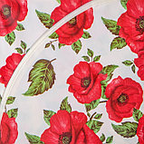 Скатерть на нетканой основе многоразовая с бейкой «Цветы», 130×160 (+/-6) см, цвет микс, фото 8