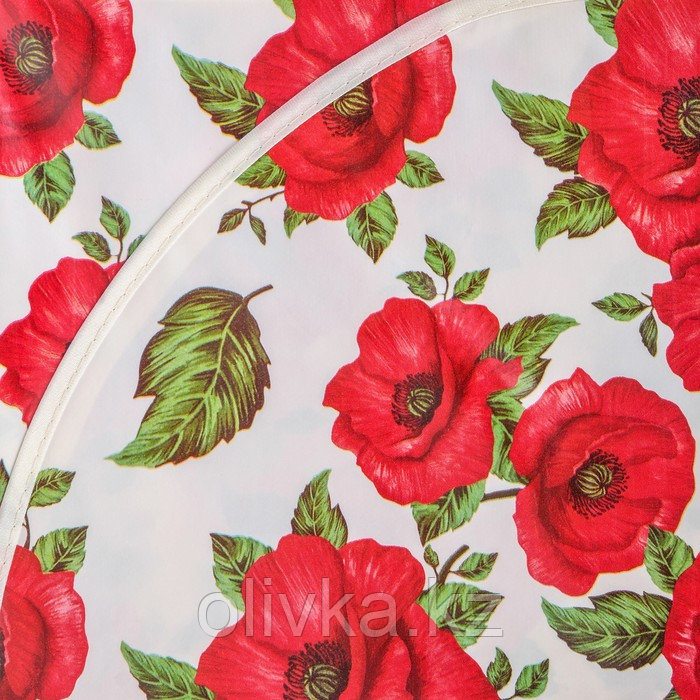 Скатерть на нетканой основе многоразовая с бейкой «Цветы», 130×160 (+/-6) см, цвет микс - фото 8 - id-p113244427