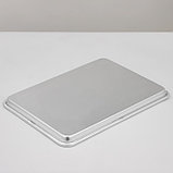 Противень, 45×32 см, цвет серебряный, фото 3