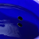 Чайник «Цветение», 3,5 л, эмалированная крышка, цвет синий, фото 4