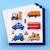 Салфетки бумажные «Автомобили», 33×33 см, набор 20 шт.