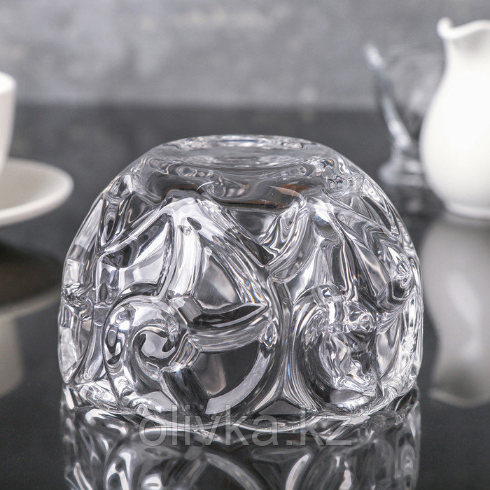 Сахарница стеклянная с крышкой «Изгибы», 260 мл, 10,5×11,5 см - фото 3 - id-p113252626