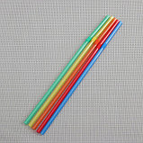 Трубочки одноразовые для коктейля Доляна, 0,5×21 см, 100 шт, с гофрой, цвет микс, фото 3