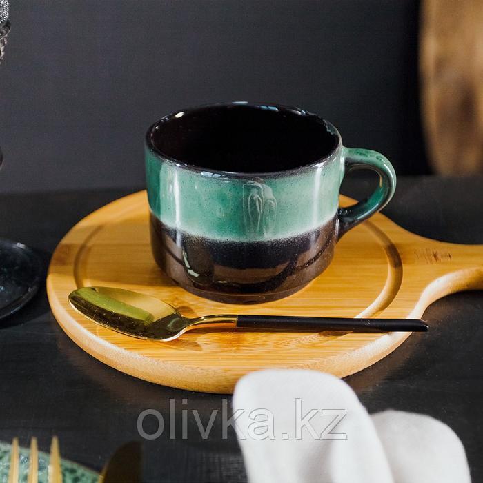 Чайная пара Verde notte, чашка 200 мл, блюдце d=15,5 см - фото 5 - id-p113254352