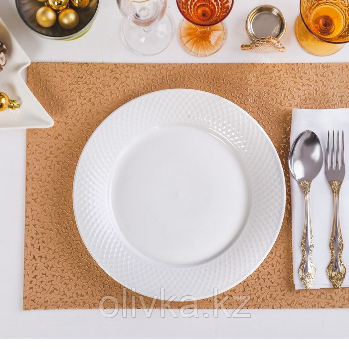 Набор тарелок обеденных фарфоровых Wilmax «Юлия Высоцкая», 6 предметов: d=25,5 см, цвет белый - фото 5 - id-p113244470