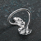 Кольцо для салфетки «Лотос», 4×5 см, цвет серебряный, фото 3