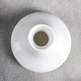 Ваза фарфоровая для цветов Wilmax, 9,5×14,5 см, цвет белый, фото 2