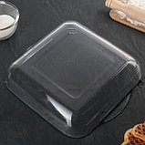 Набор квадратной посуды из жаропрочного стекла для запекания Borcam, 2 предмета: 3,2 л, 1,95 л, фото 3