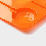 Форма силиконовая для леденцов Доляна «Смайл», 24×9,5 см, 6 ячеек (d=4 см), с палочками, цвет МИКС, фото 4