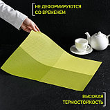 Салфетка сервировочная на стол «Настроение», 45×30 см, цвет зелёный, фото 2