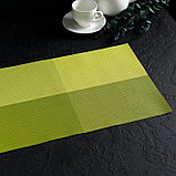 Салфетка сервировочная на стол «Настроение», 45×30 см, цвет зелёный, фото 7