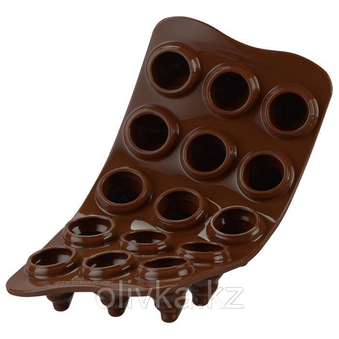 Форма для приготовления конфет Choco trees, силиконовая - фото 6 - id-p113259579