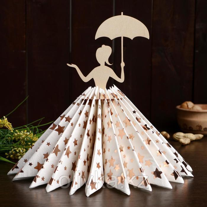 Салфетница «Девушка под зонтиком», 23,5×12,5×0,3 см - фото 1 - id-p113253541
