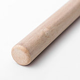 Скалка деревянная Доляна, 24 см, прямая, фото 2