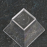 Чашка одноразовая «Пагода», 90 мл, 6,2×6,2 см, цвет прозрачный, фото 2