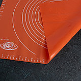 Силиконовый коврик с разлиновкой Доляна «Эрме», 50×40 см, цвет МИКС, фото 4