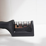 Точилка для ножей с полировкой Доляна «Ритм», 21×5×6 см, цвет МИКС, фото 4