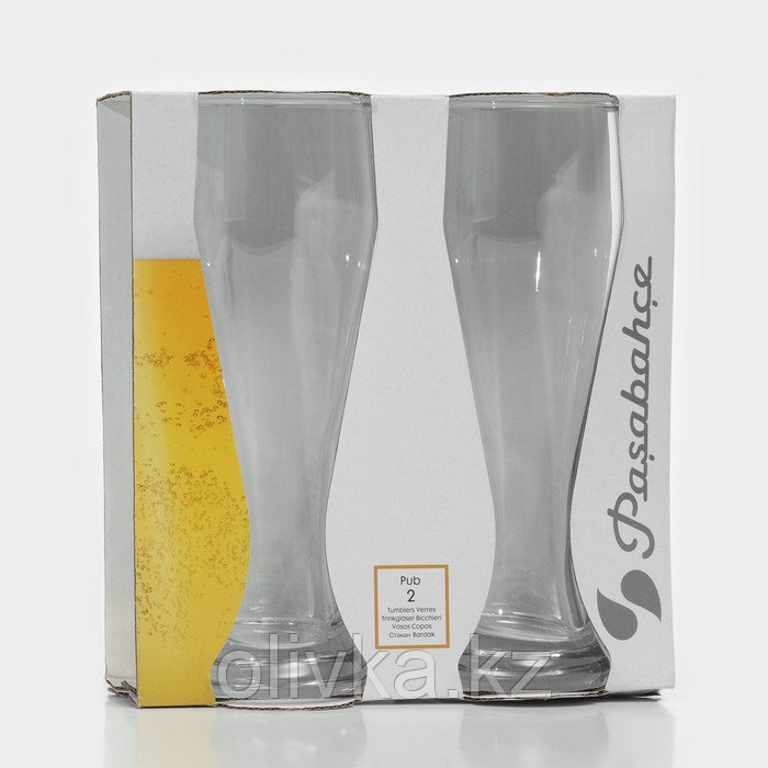 Набор стеклянных бокалов для пива Pub, 665 мл, 2 шт - фото 5 - id-p113242590