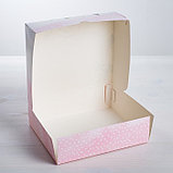 Коробочка для кондитерских изделий «С любовью»  17 × 20 × 6 см, фото 2