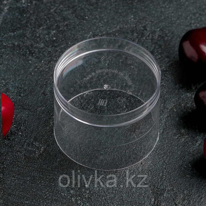 Чашка одноразовая «Ноль», 60 мл, 5,3 см, цвет прозрачный - фото 2 - id-p113254496
