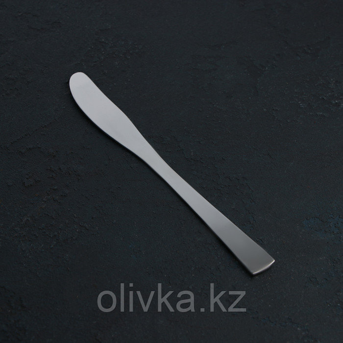 Нож столовый из нержавеющей стали Доляна Gleen, длина 22 см, толщина 2 мм, цвет серебряный - фото 2 - id-p113256333