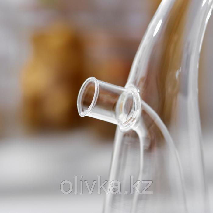Бутыль стеклянная для соусов и масла 2 в 1 «Фьюжн. Эстет», 280/75 мл, 8×6,5×24 см - фото 2 - id-p113244543